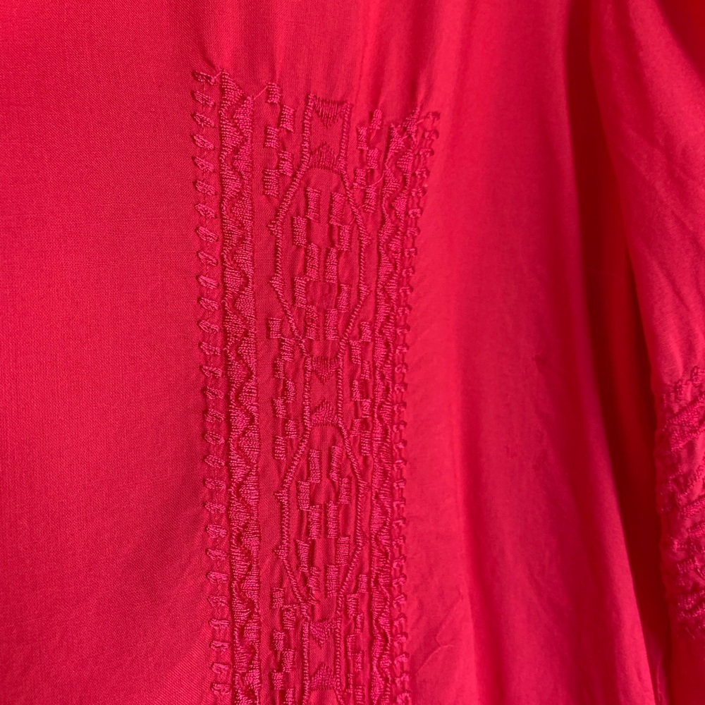 Pink Embroidered Tunic - Picture 2 of 5